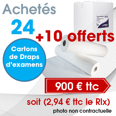 Drap Médical 2 plis collés, blanc. 20 +10 cartons Drap d'examen pas cher. Promotion draps d'examen pas cher Drap Médical 2 plis collés, blanc. 20 +10 cartons Drap d'examen pas cher. Promotion draps d'examen pas cher