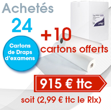 Drap Médical 2 plis collés, blanc. 20 +10 cartons Drap d'examen pas cher. Promotion draps d'examen pas cher Drap Médical 2 plis collés, blanc. 20 +10 cartons Drap d'examen pas cher. Promotion draps d'examen pas cher